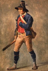 Uno de un par de estudios italianos, 1820